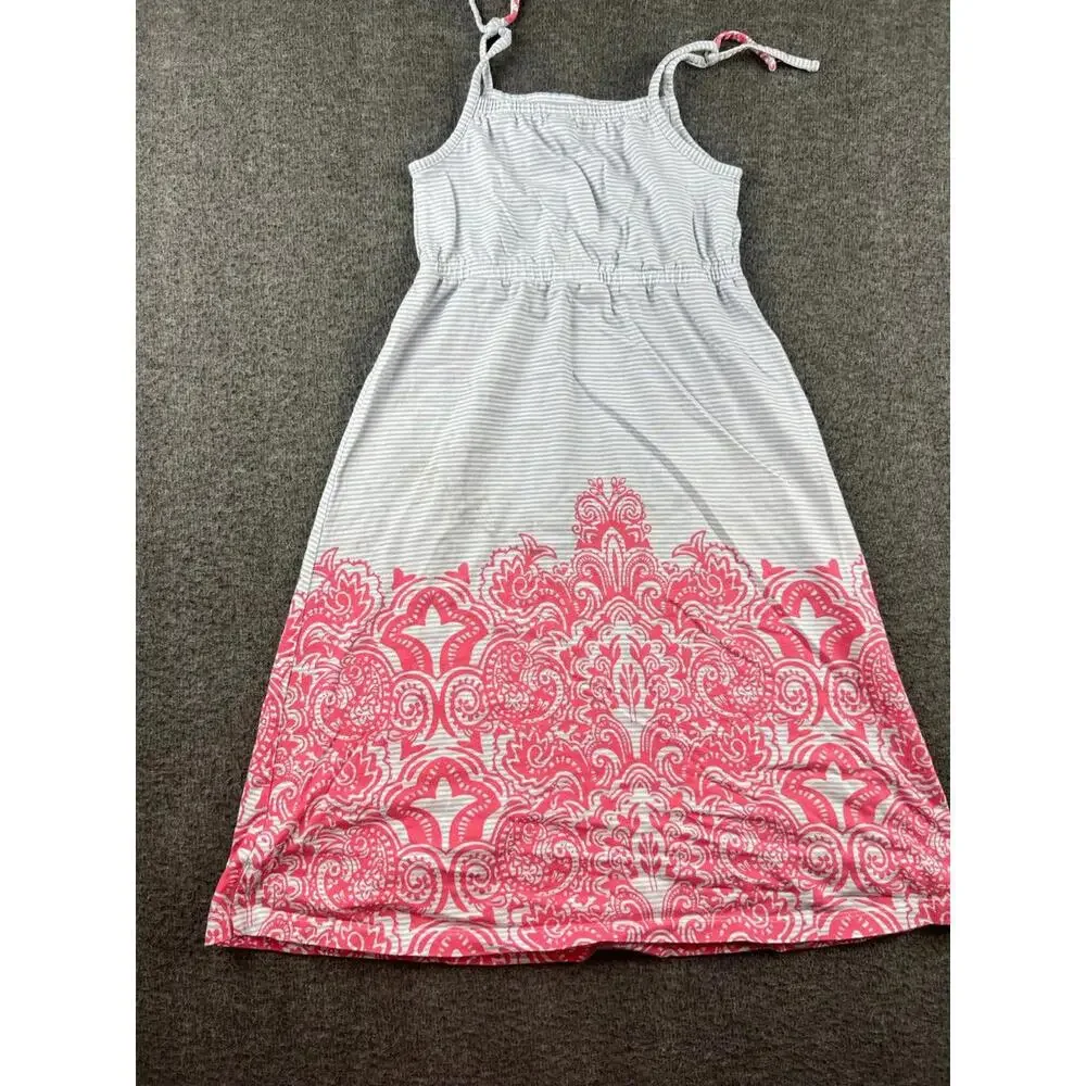 Gymboree Girls' Sleeveless Summer Dress with Pink Pattern Size‎ 7